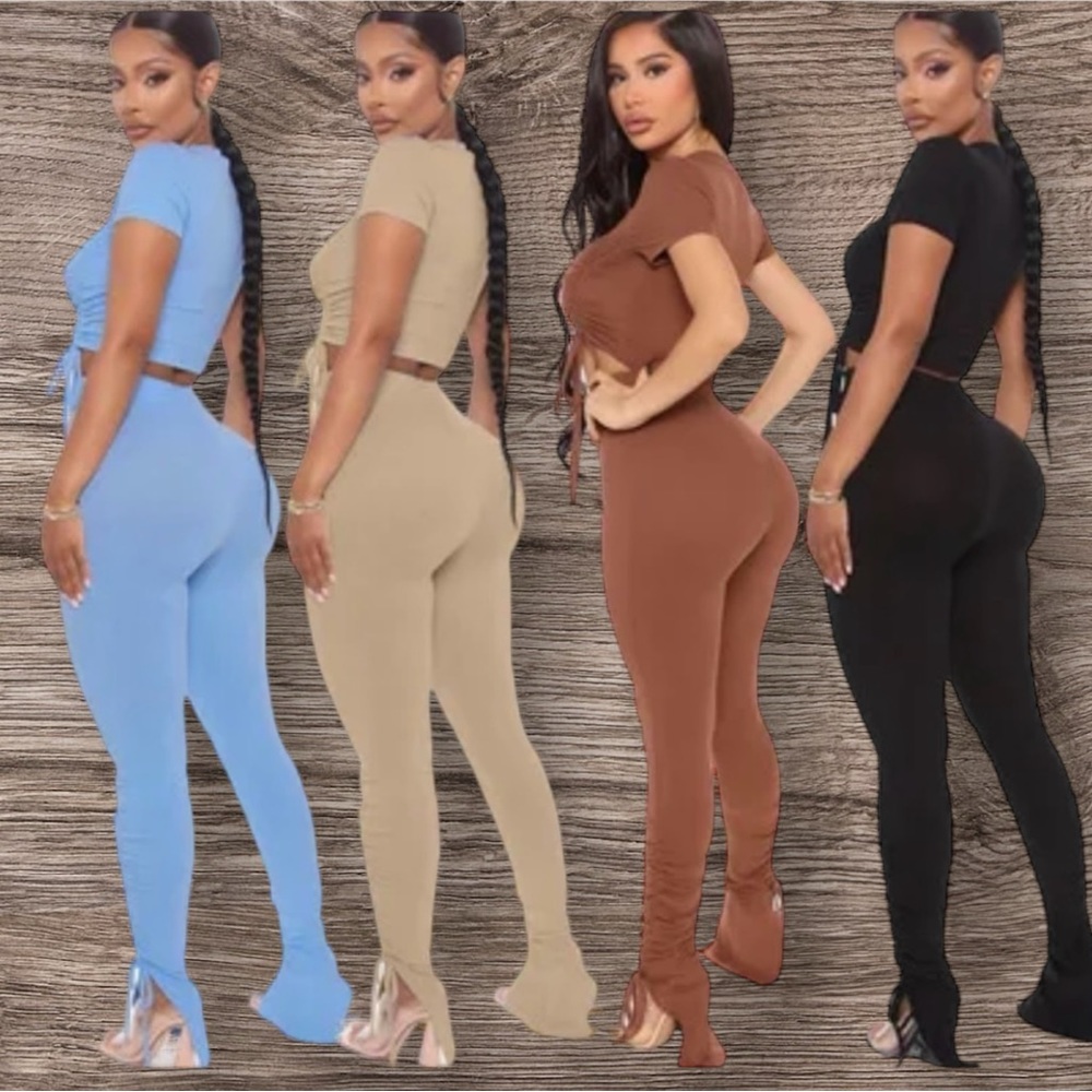 2 piece ribbed set